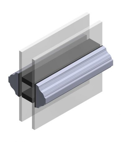 Petit bois colle avec intercalaire fictif