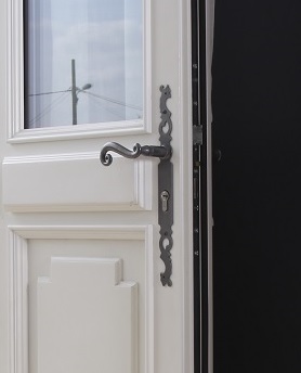 Poignee Aquitaine fer cemente patine