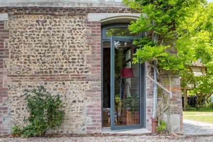 porte vitree en bois