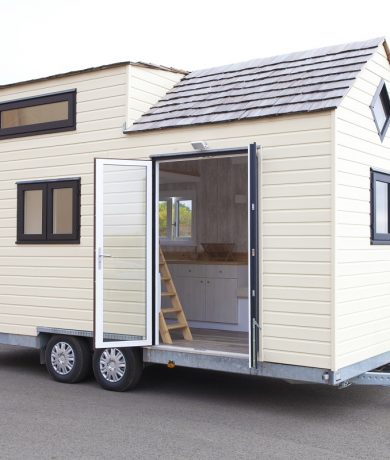 Menuiseries bois sur mesure tiny house