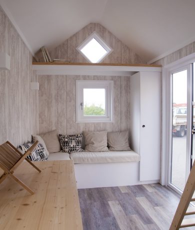 Menuiseries bois sur mesure tiny house