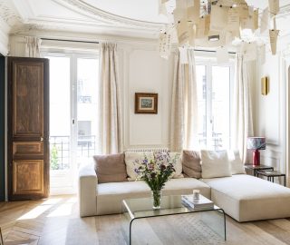 Fenêtres bois dans un appartement du quartier latin